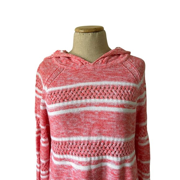 Tommy Bahama Women's M Anacapa Marled Knit Linen Blend Hoodie - Picture 2 of 12